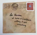 Slow stitching, or mindful stitching is a way of using creativity for positive wellbeing