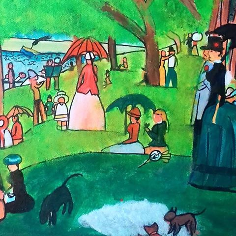Ruth O'Hagan's own version of 'A Sunday on La Grande Jatte'