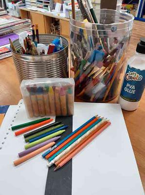Surplus Donated Art & Craft Supplies