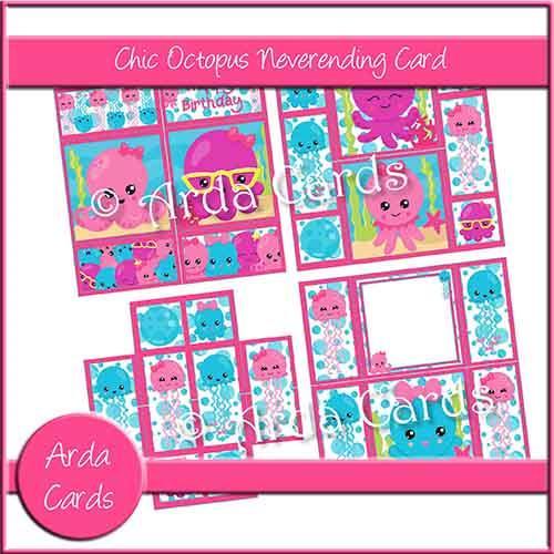 Octopus Never Ending Printable Card