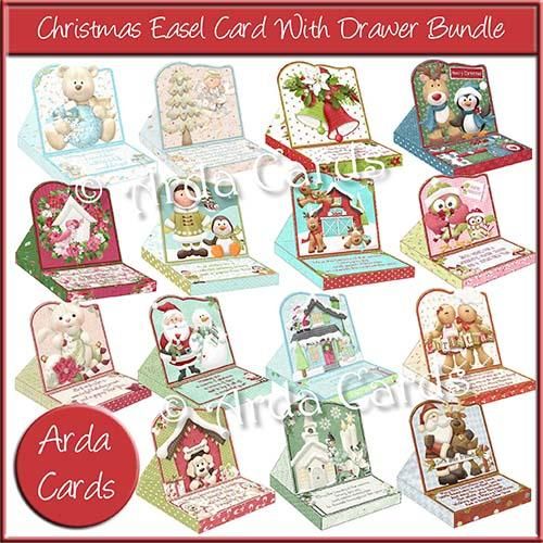 Christmas Easel Card with Drawer Bundle