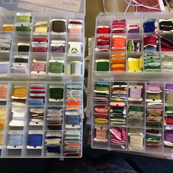 Free cross stitch supplies given to a community cross stitch group