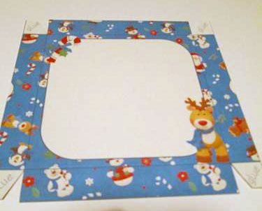 Cut out the white panel