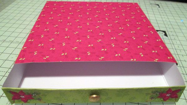 Finished Easel card drawer