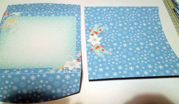 Printable envelope pieces for the Never-Ending card