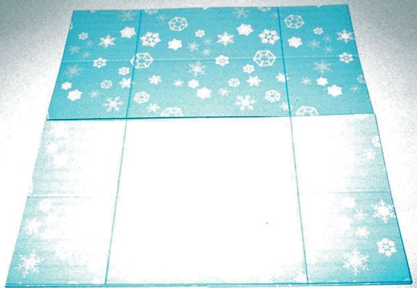 'Above' and 'Below' panels stuck onto side panels