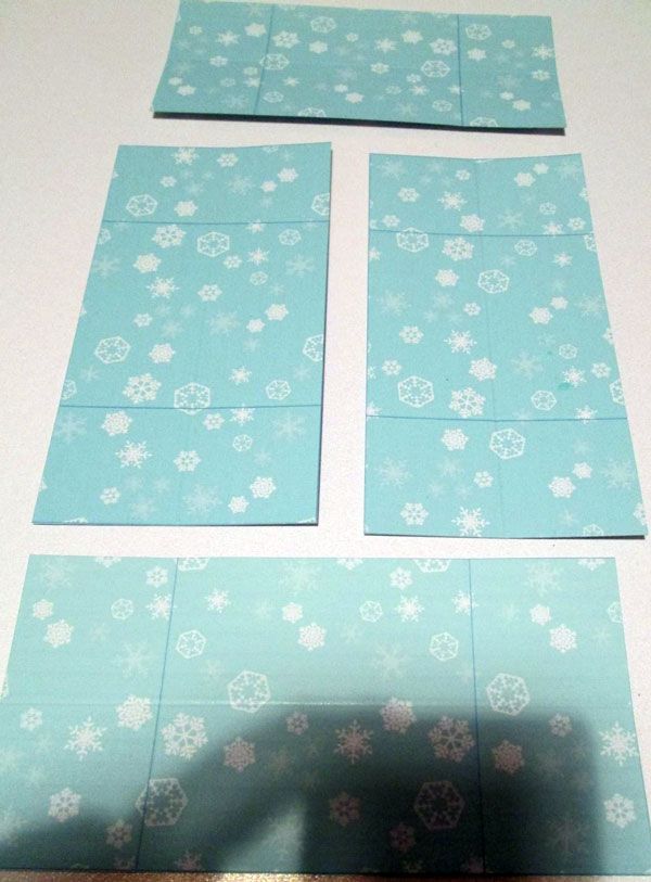 Lay out your panels side by side and above and below