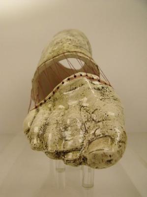 Ceramic Foot from Cast