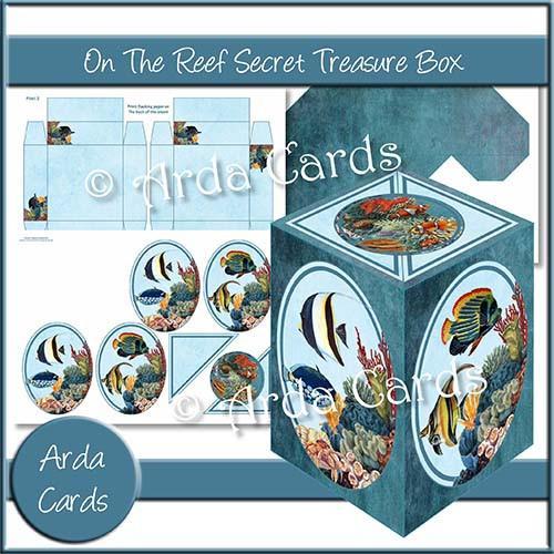 On the Reef Printable Secret Treasure Box