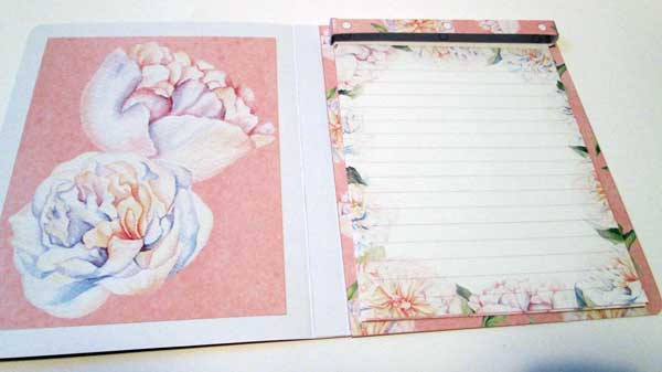 Stick holder to the back cover