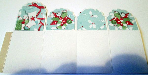 Glue side long white side flap to opposite side, making a box