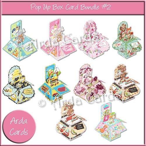 Printable Pop Up Box Bundle #2