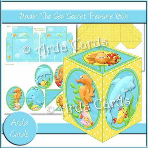Under the Sea Printable Secret Treasure Box
