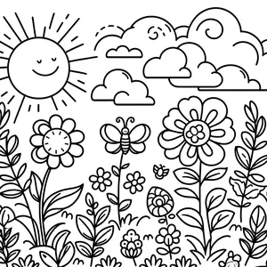 Thumbnail for dall-e-simple-colouring-page