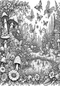 Thumbnail for fairy-garden-colouring-page-ai-art-craft-tutor