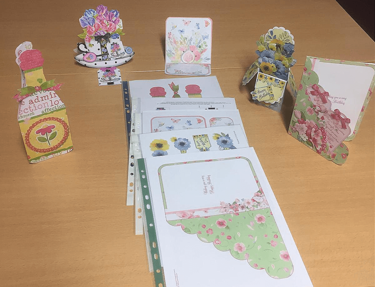 card craft activities for elderly people